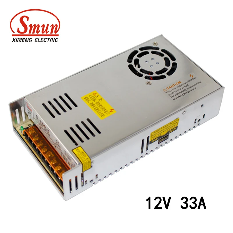 SMUN Brand S-400-12 12DC 33A Switching Power Supply 400W LED SMPS