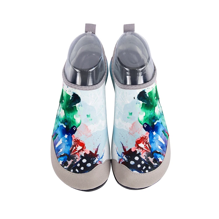Travelsky Custom design professional running swimming sport shoes aqua water beach shoes