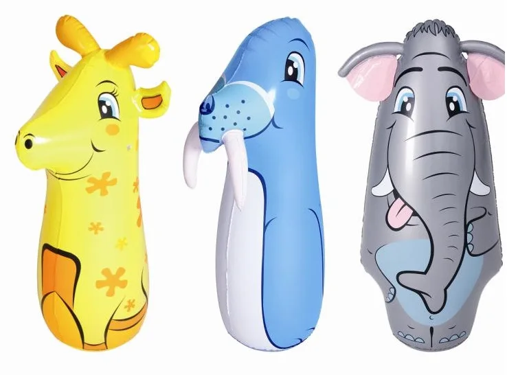 Various Cool Pattern Inflatable PVC Roly Poly Toys For children