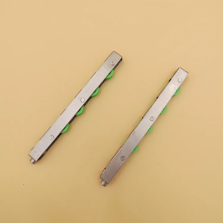 Wholesale Customizable color high quality Plastic+stainless steel sliding  door pulley