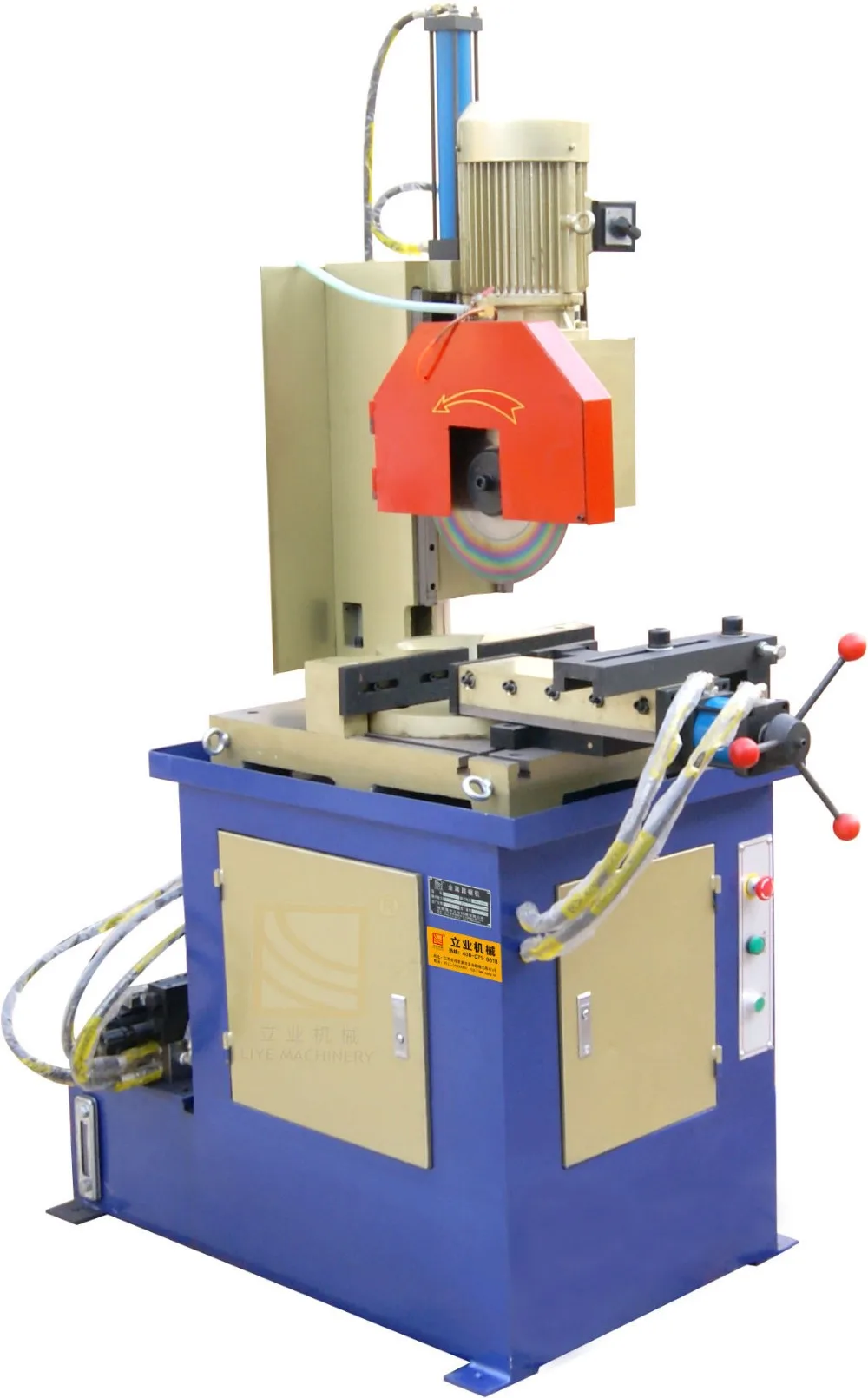 YJ-355Y холодной резки гидравлических автоматическая дисковая пила труборез