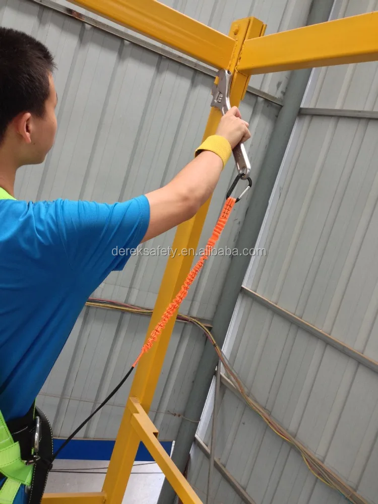 High quality custom flexible tool safety lanyards with carabiner