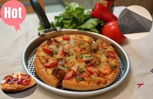 Heat Resistant Easy to Clean Non-stick Pizza Mesh Mat