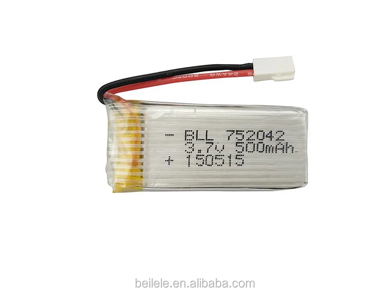 5PCS 3.7V 500mAh battery for H31/H37/H6D JXD392 JXD385 UDI U816A X4 FPV H107C/D/L HS170 HS170C HS170G F180W F180C TOZO Q2020