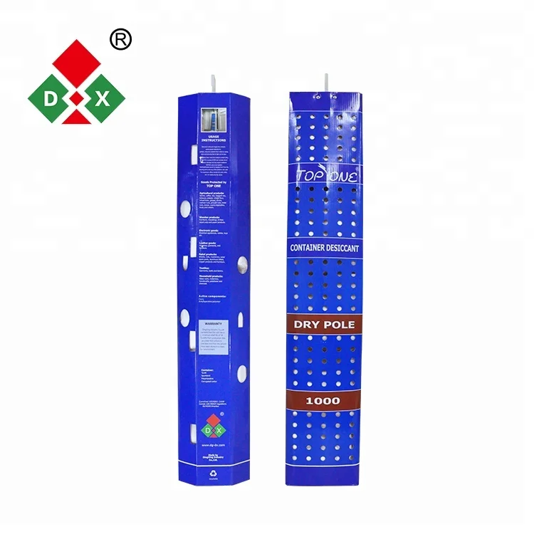 TOP dryer calcium chloride container desiccant pole for shipping