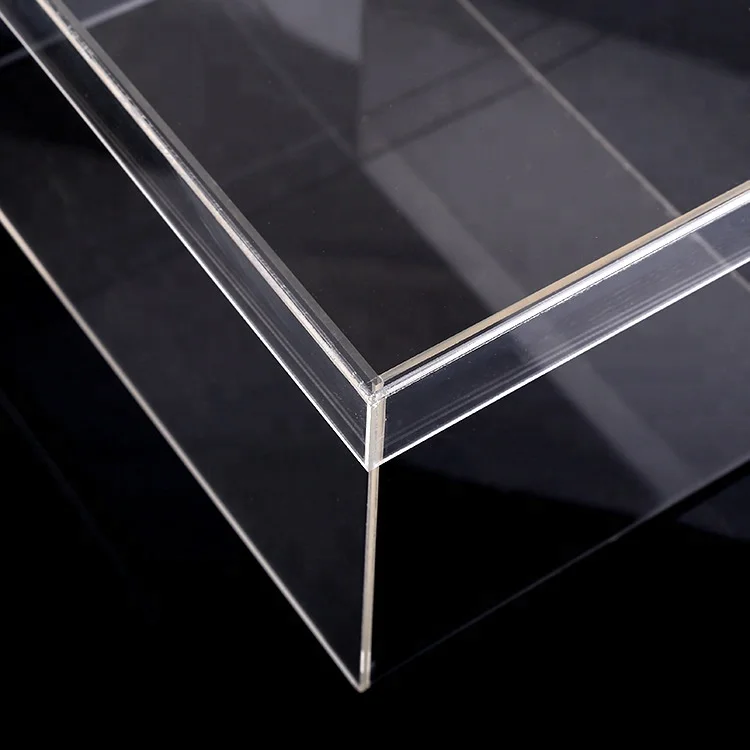 
Custom Acrylic Square Rose transparent luxury clear acrylic flower box 