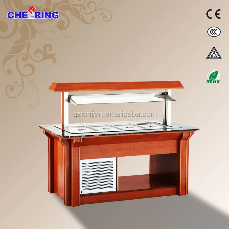 used restaurant equipment for sale/ salad Bar/Commercial Bartable top refrigerated salad bar