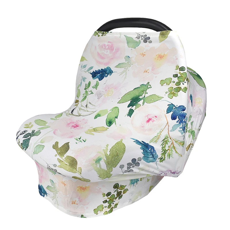 Nursing Covers For Infant Seat Canopy Stretchy Car Baby Breast Feeding Breastfeeding Scarf Muslin Pillow Head Hair Cotton
