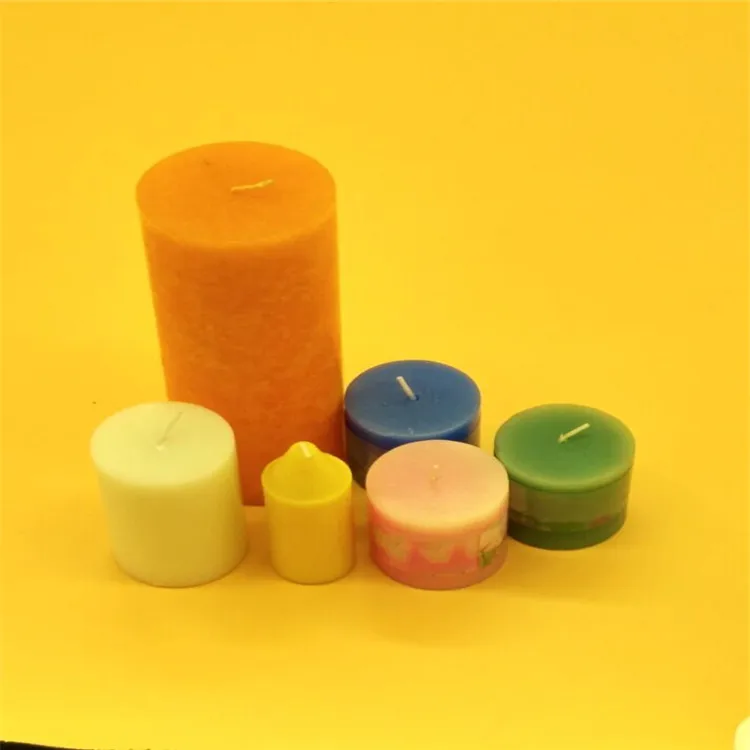 white pillar candle factory