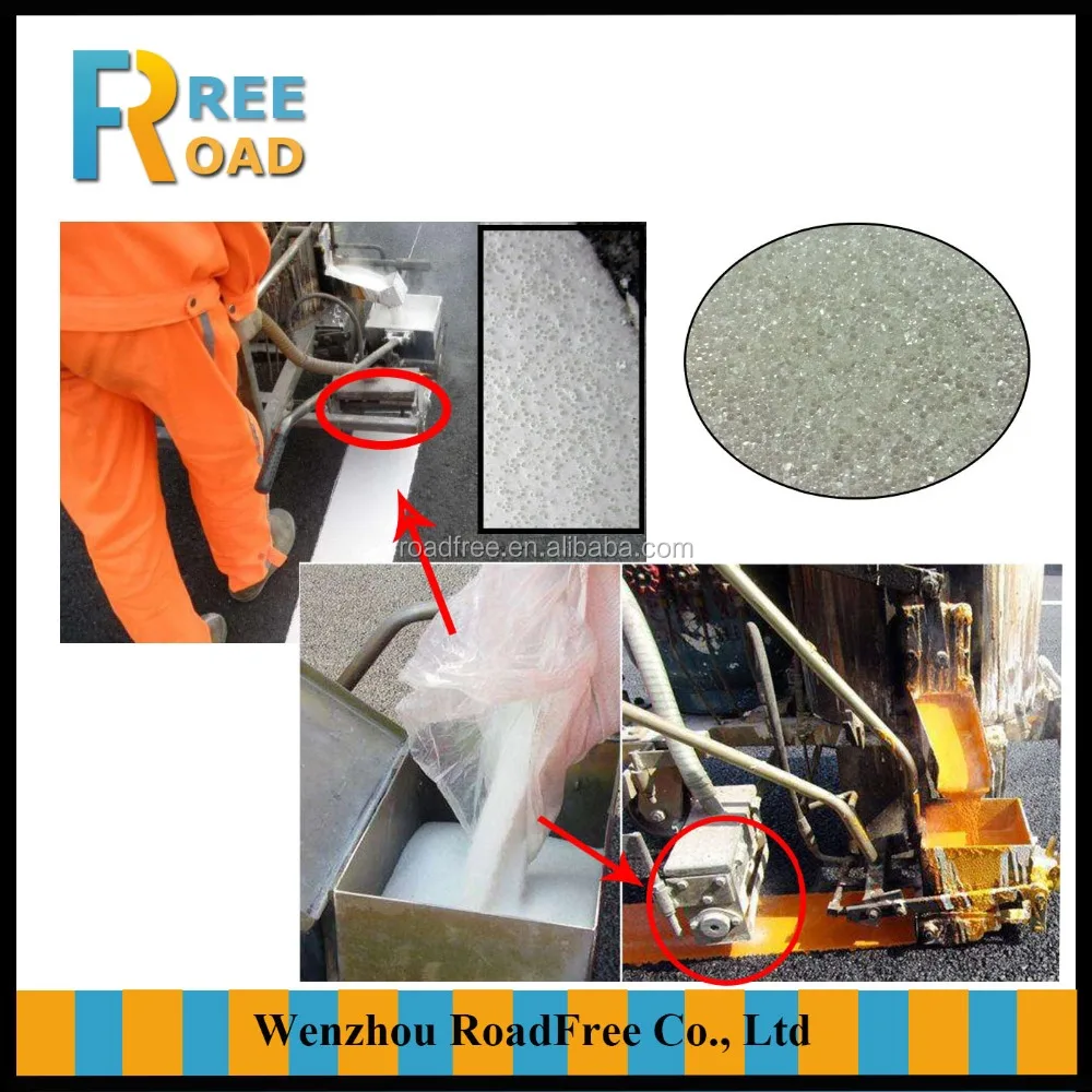 Premix type microsphere glass beads for road marking paint