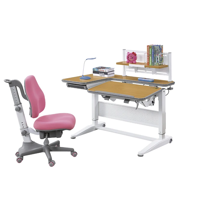 Ergonomic height Ajustable kids study table for growing children