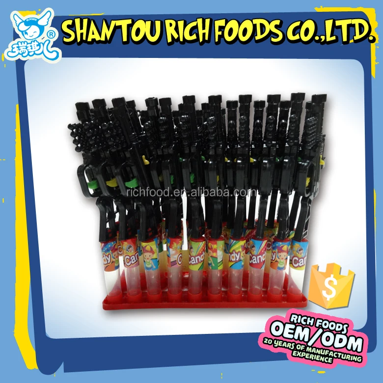 2019 hot sale New style assault rifle shooting gun with candy