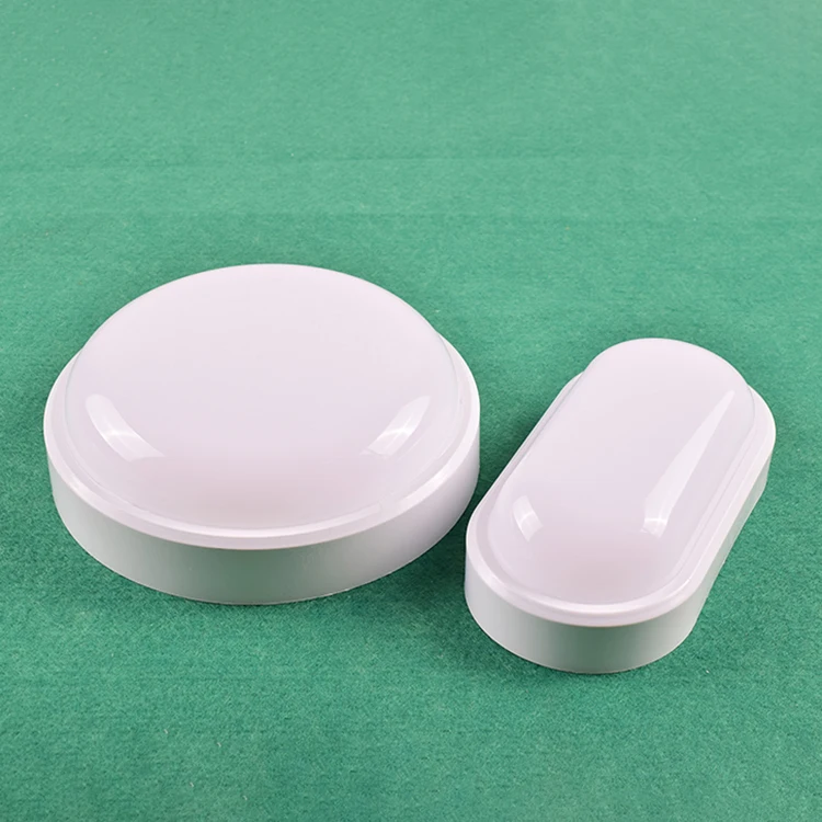 Oval White 110lm/w Outdoor IP65 Waterproof 15w LED Bulkhead Light For Wall