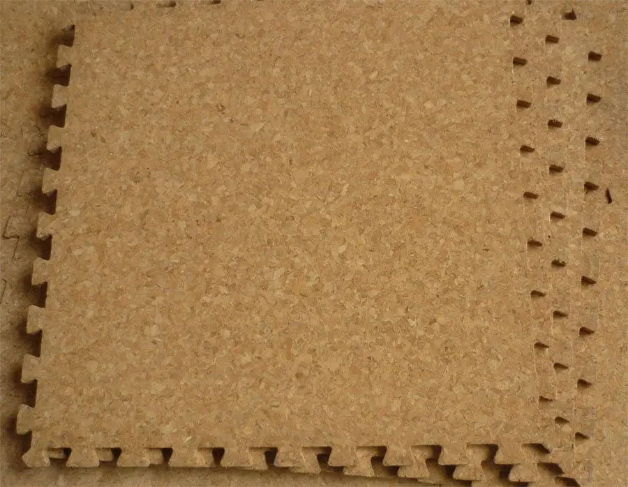
China Made Home and Office Used Glue Down Cork Flooring Tiles Prices 