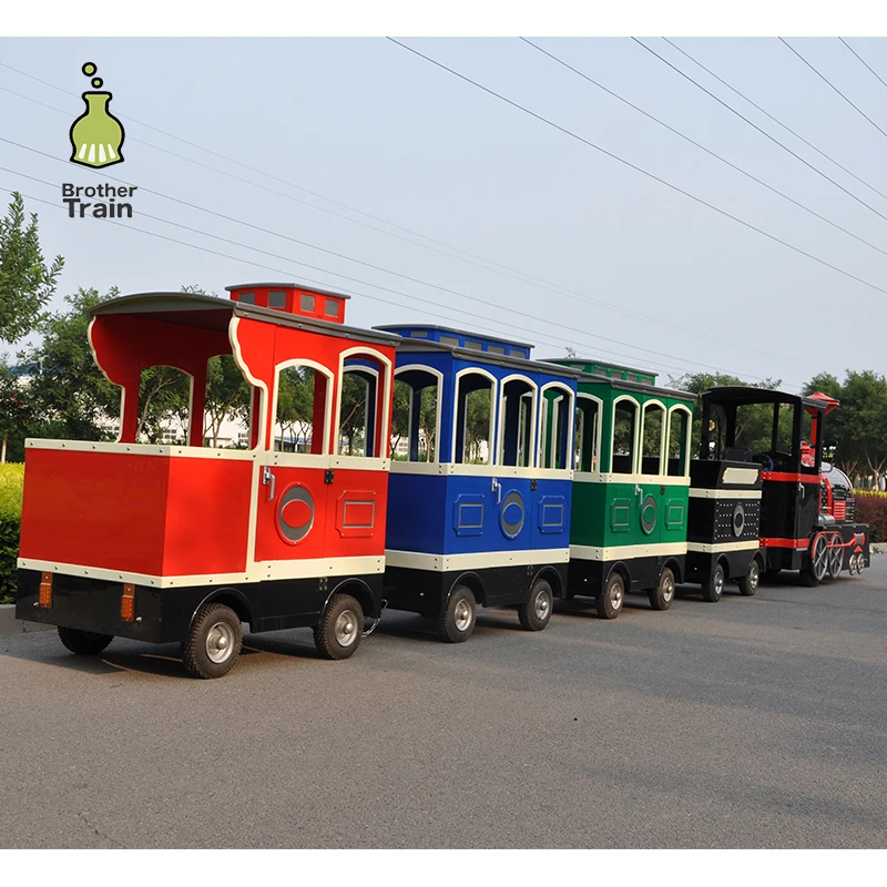 
Dual Hydraulic System amusement zoo garden classical tourist train 