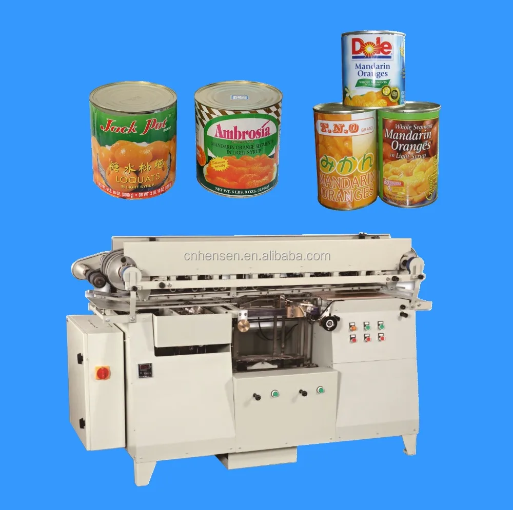 Fully automatic metal can tin labeling machine