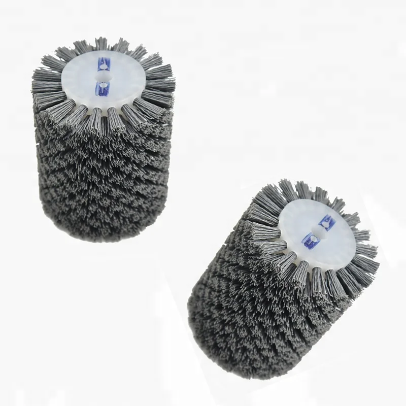 P80 P120 P240 Wheel Drum Burnishing Abrasive Wire Drawing Polishing Brush