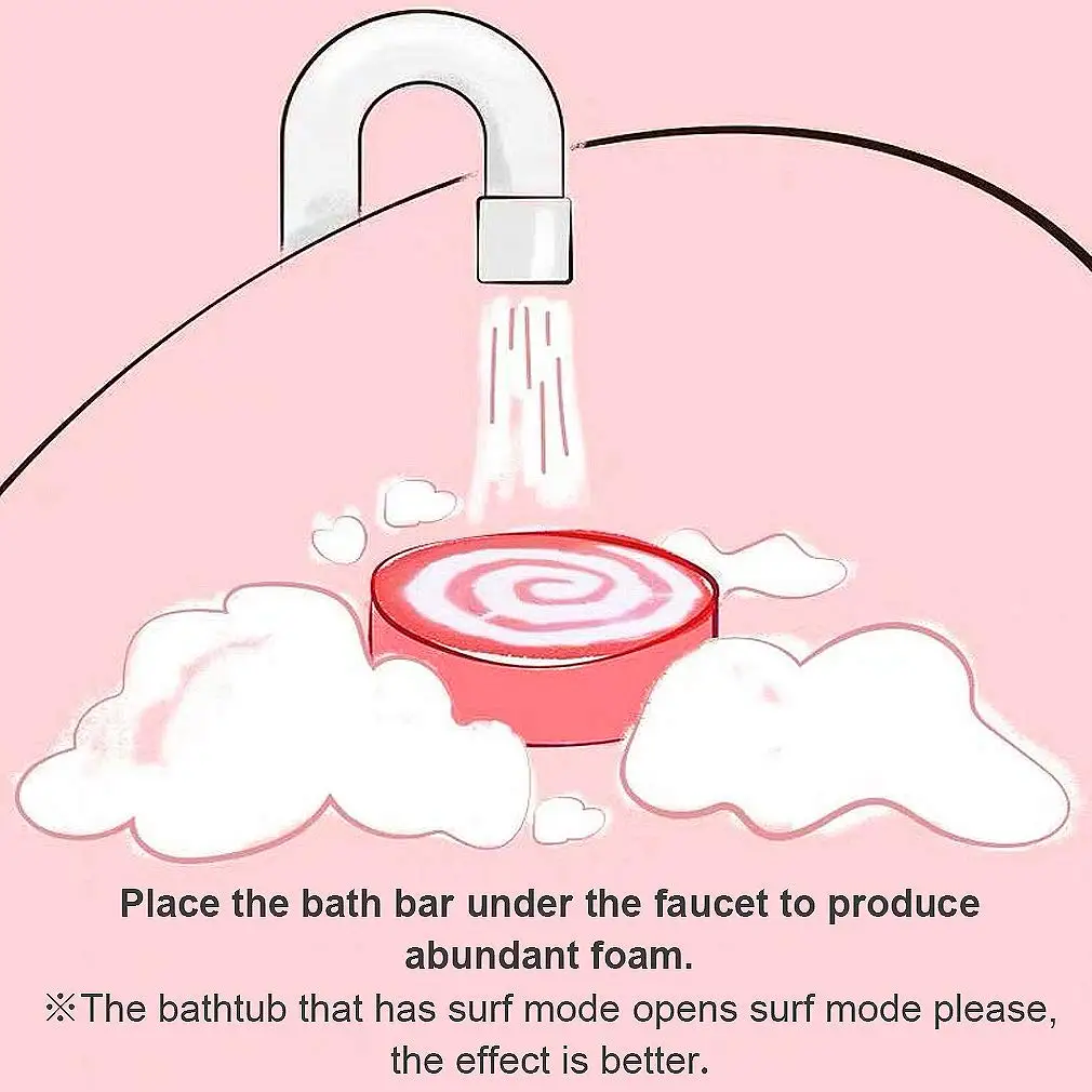 
Bubble bath cake organic ingredients 