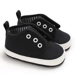 Wholesale canvas casual sport sneakers boy and girl soft sole toddler shoes
