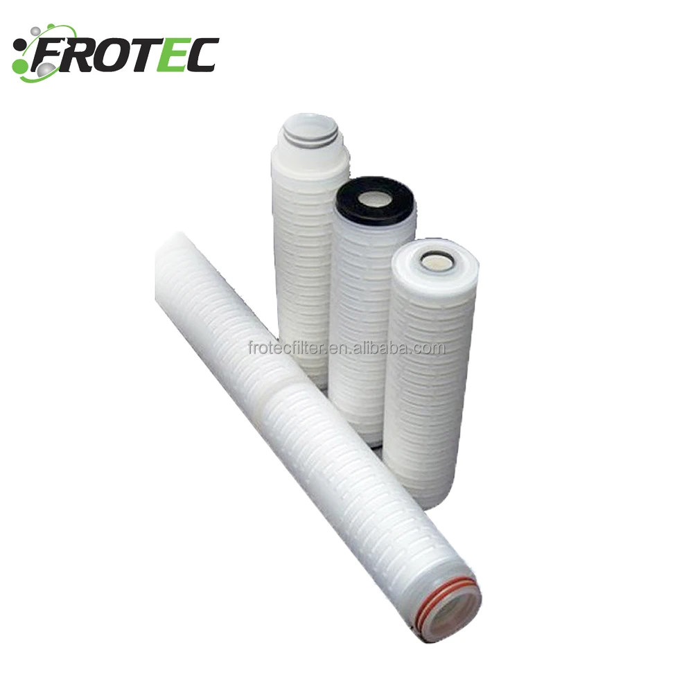 High Quality 0.2 0.45 0.65 Micron Pleated Membrane Filter Cartridge