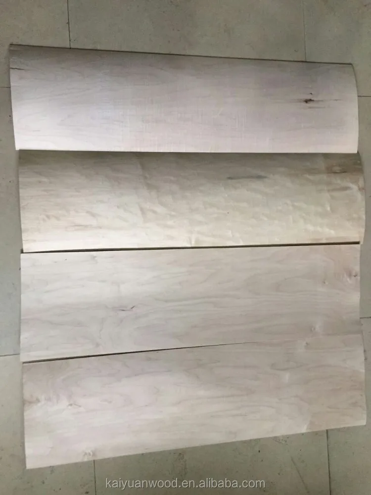 Canadian maple veneer for skateboards