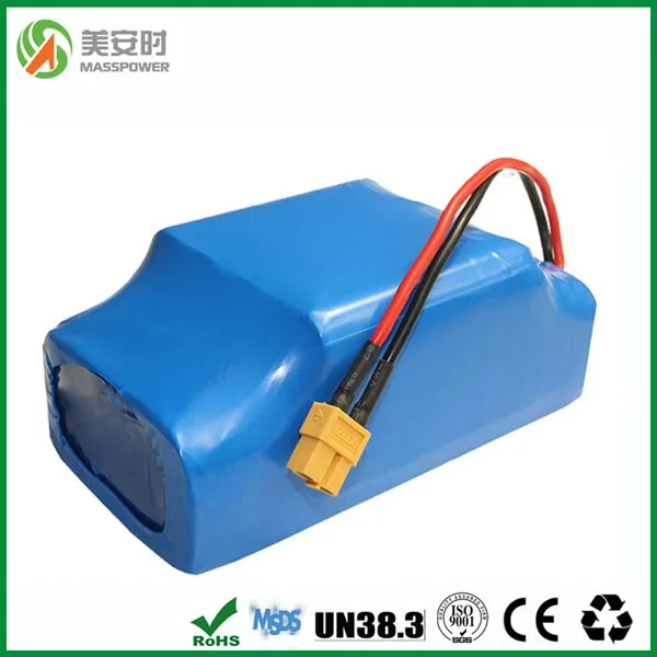 18650 battery 10s2p 36v 4.4ah battery pack with power battery cells