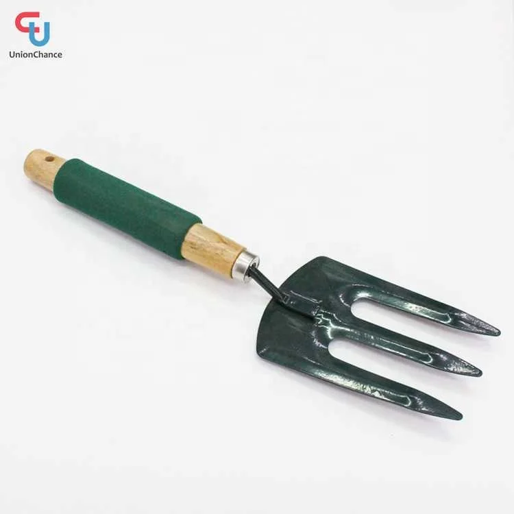 Garden Flower Shovel Wood Handel wtih Sponge Fork Style Mini Portable Gardening Small Hand Shovel