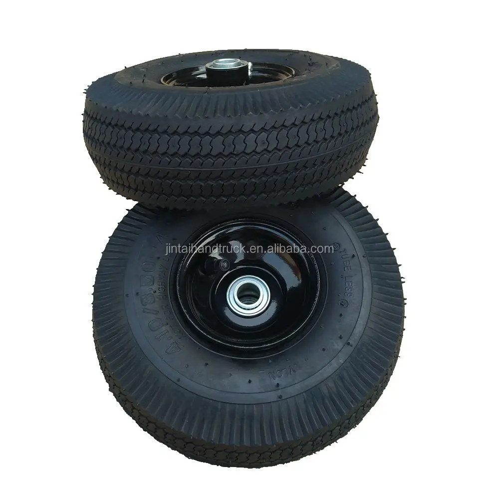4.10/3.50-4 hand truck wheels tubeless pneumatic tire 410/350-4