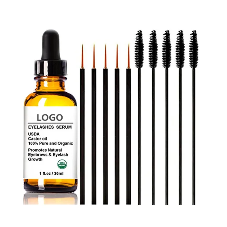 Best Manufacturer Wholesale Pure Organic Eyelash Growth Castor Oil
