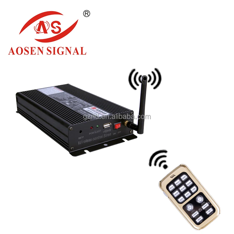 AS-940 600W Emergency Electronic Auto Siren electronic compact alarm amplifier siren with dashboard switch panel