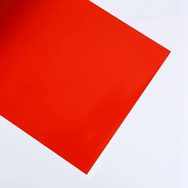 red color bopet sheet film Release coating anti-static PET film  Translucent or transparent