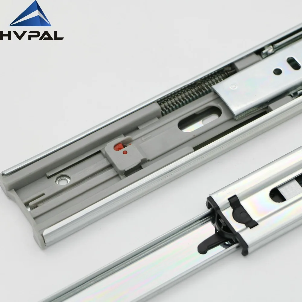 45 mm telescopic soft close drawer slide