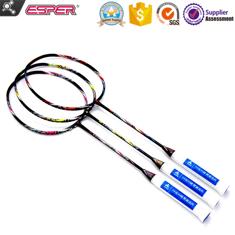 
9u 58 g super light badminton racket high pound tension 100% graphite-fiber badminton racket 