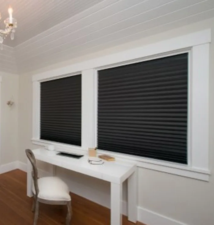 Popular Easy Fix Self-adhesive Temporary Paper Pleated Blind