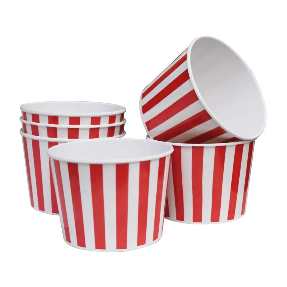 Оптовая продажа, новый дизайн, меламиновая миска для попкорна