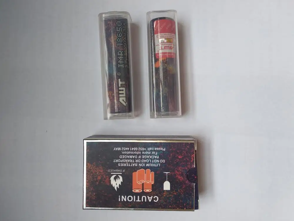 
AWT Authentic Rainbow 3500mAh lithium ion batteries for vape mod k100 k200 