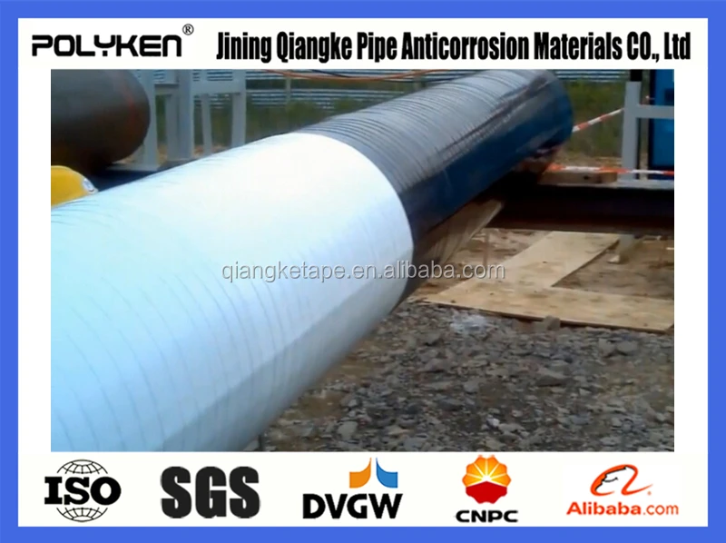 Обертка труб белый антикоррозионная лента с: 15mil * 4 дюймов * футов