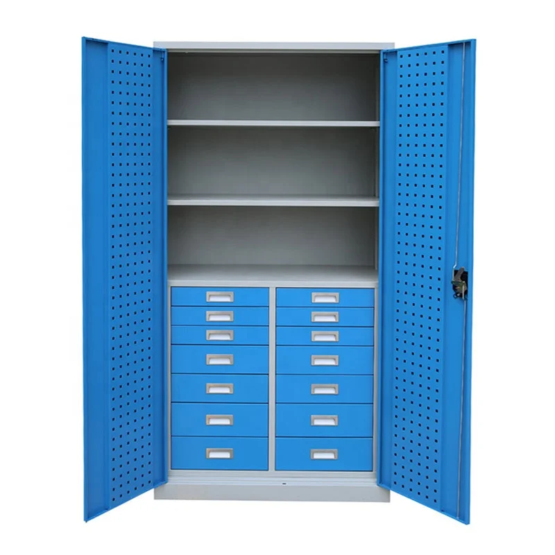14 Drawers Tool Chest Cabinet Heavy Duty Metal Workshop Tool Cabinet