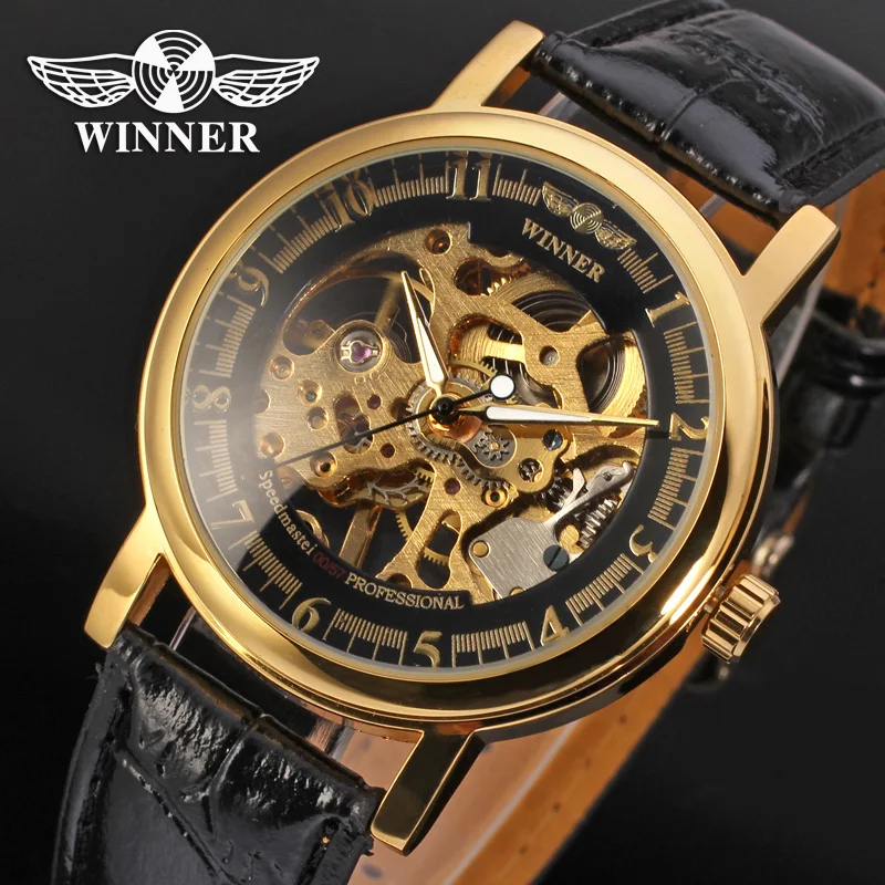 T-WINNER China watch manufacturer cheap mechanical skeleton watch oem watch