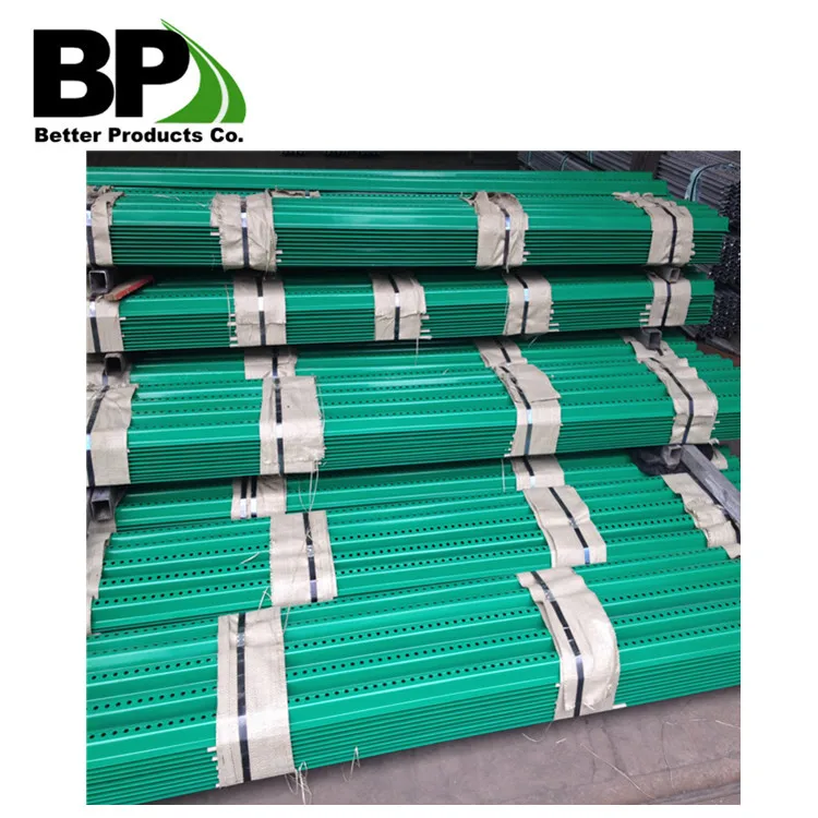Steel Perforated U Channel Tubing used for roadway safety