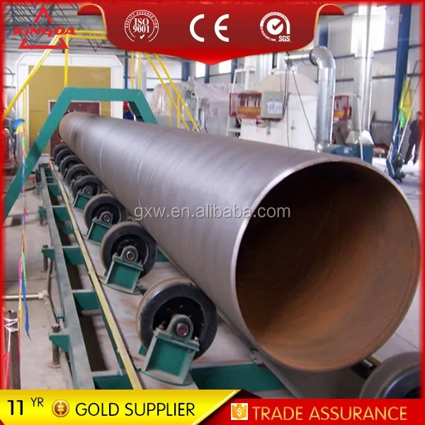 
sand blasting clean machine for clean steel pipe out and inner wall 