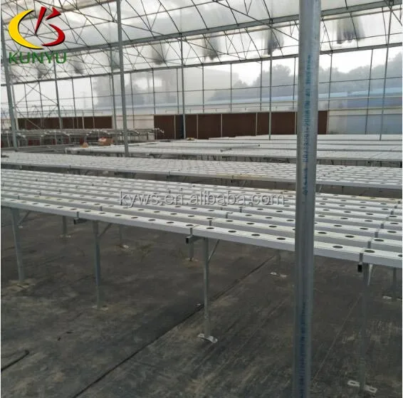 agricultural greenhouse flat hydroponics Used in Hydroponic Vertical Farm System PVC Square Tube