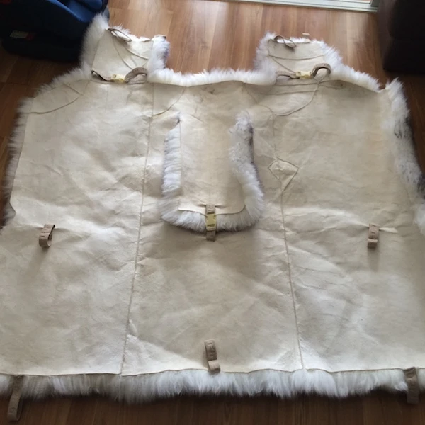 Animal shaped Sheepskin Car Seat Cover