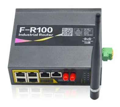 F-R100 4G LTE DIN-Rail Router with IPSec GRE VPN