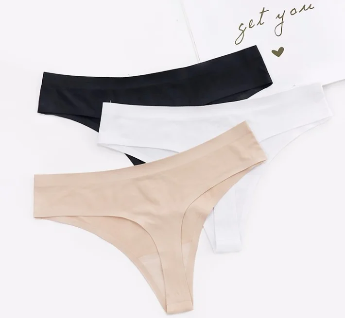 Sexy girls flesh nude colored  t-back thong panty panties sexy girl  underwear