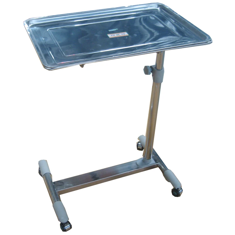 RP-029B-933 stainless steel adjustable surgical metal tray cart