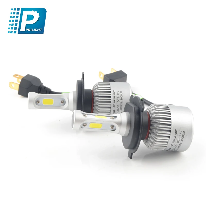Super Bright H4 Car Led Headlight Bulbs 9005 9006 12V 24Volt H4 H7 S2 Led Headlight H11