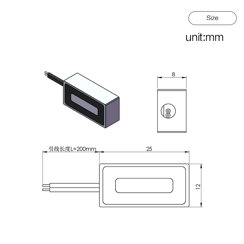 
square holding solenoid H251208 solenoid electromagnet 220v 