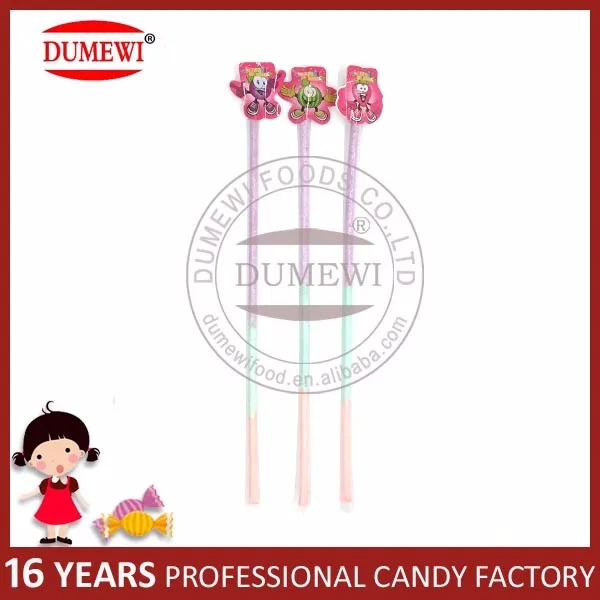 3 in 1 Mixed Fruit Flavors CC Stick Sour Powder Candy