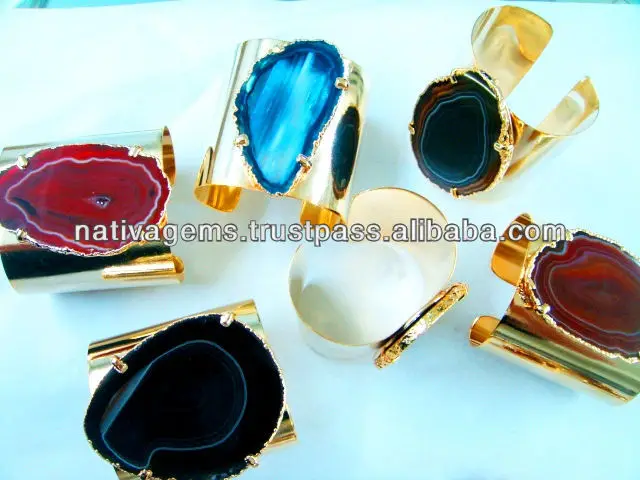 SOUTH BRAZILIAN AGATE CUFFS
